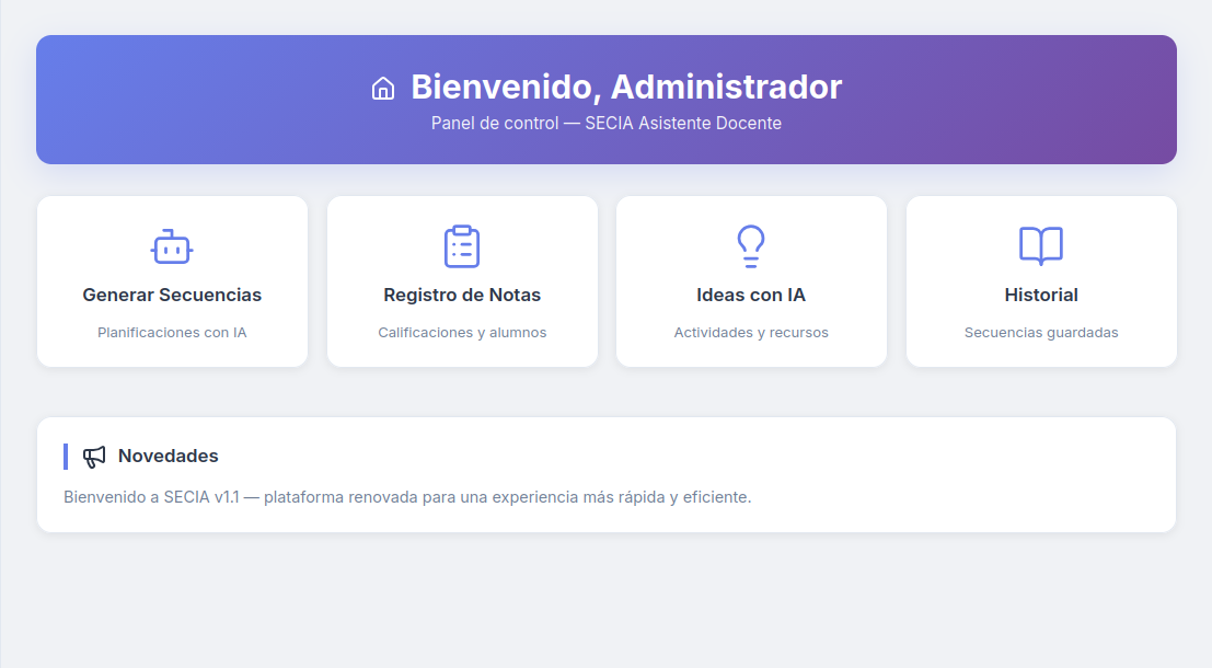 Captura de SECIA — asistentesecia.com